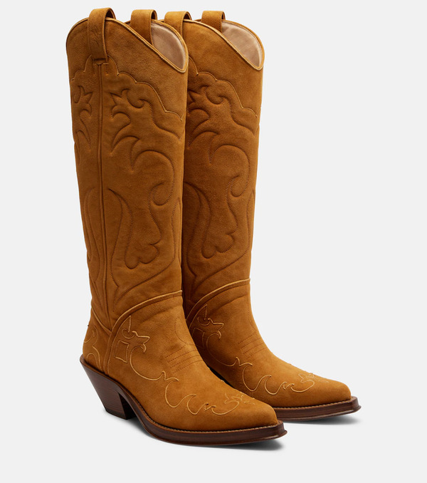  Gabriela Hearst Gabriela Hearst Capitana Suede Cowboy Boots 