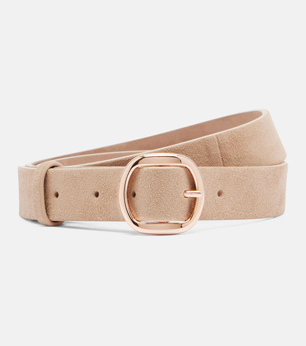  Gabriela Hearst Gabriela Hearst Elster Thin Suede Belt 