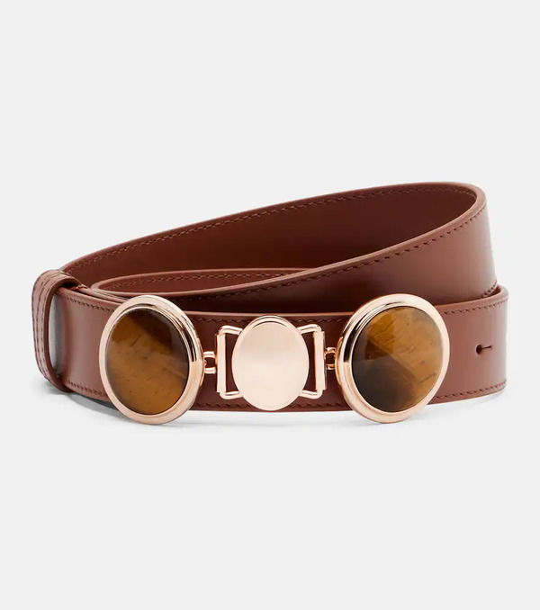  Gabriela Hearst Gabriela Hearst Grange Embellished Leather Belt 