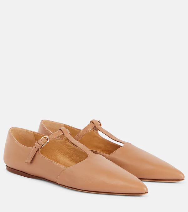  Gabriela Hearst Gabriela Hearst Lola Leather Ballet Flats 