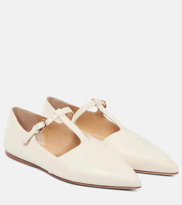  Gabriela Hearst Gabriela Hearst Lola Leather Ballet Flats 