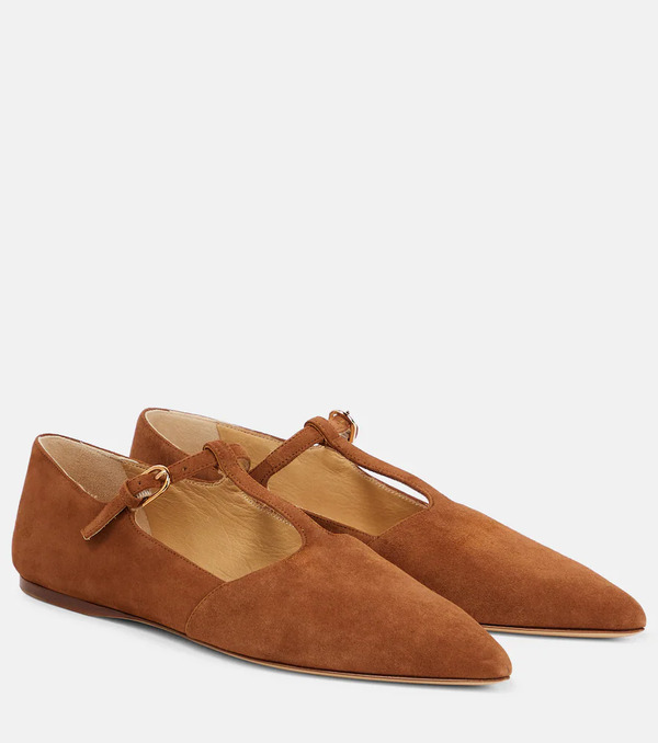  Gabriela Hearst Gabriela Hearst Lola Suede Ballet Flats 