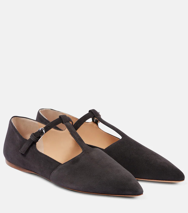  Gabriela Hearst Gabriela Hearst Lola Suede Ballet Flats 