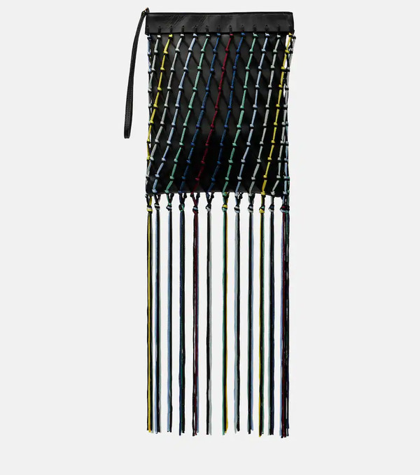  Gabriela Hearst Gabriela Hearst Naila Fringed Leather Pouch 