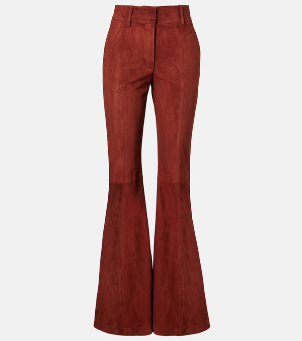 Gabriela Hearst Gabriela Hearst Rhein Suede Flared Pants 