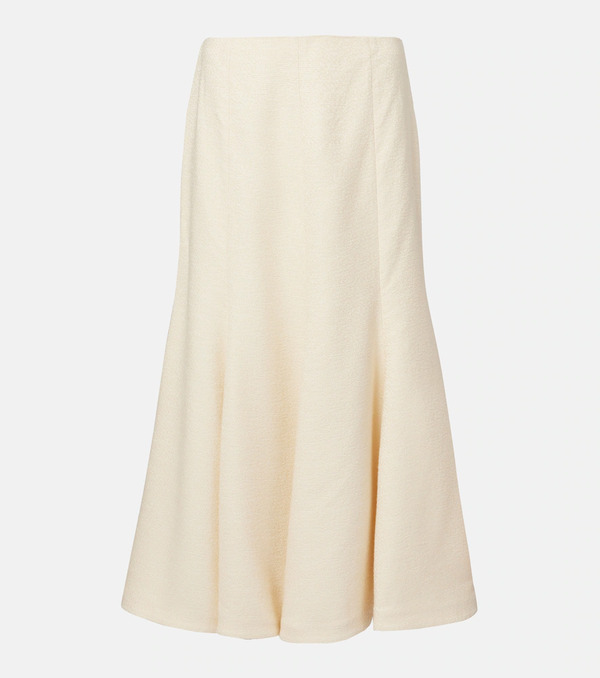  Gabriela Hearst Gabriela Hearst Selma Flared Silk Midi Skirt 