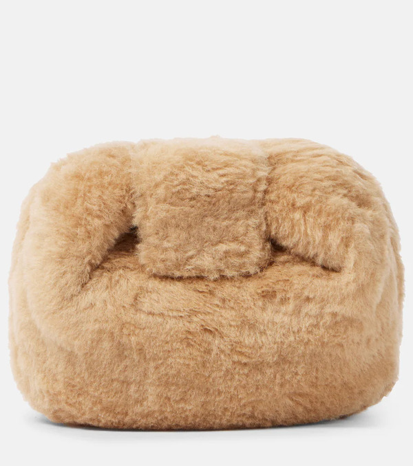  Gabriela Hearst Gabriela Hearst Soft Demi Faux Shearling Clutch 