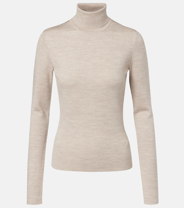  Gabriela Hearst Gabriela Hearst Wool, Cashmere, And Silk Turtleneck Top 