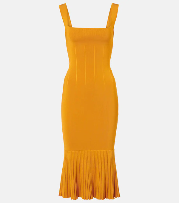  Galvan Galvan Atalanta Knitted Midi Dress 