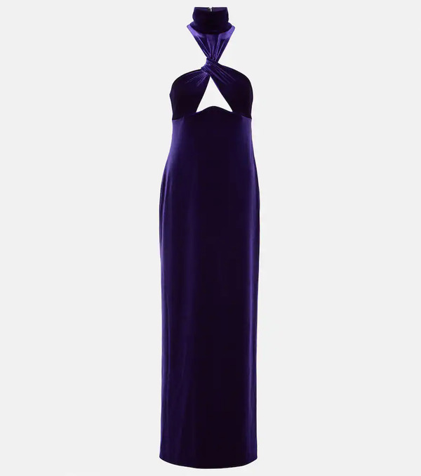  Galvan Galvan Cleveland Velvet Gown 
