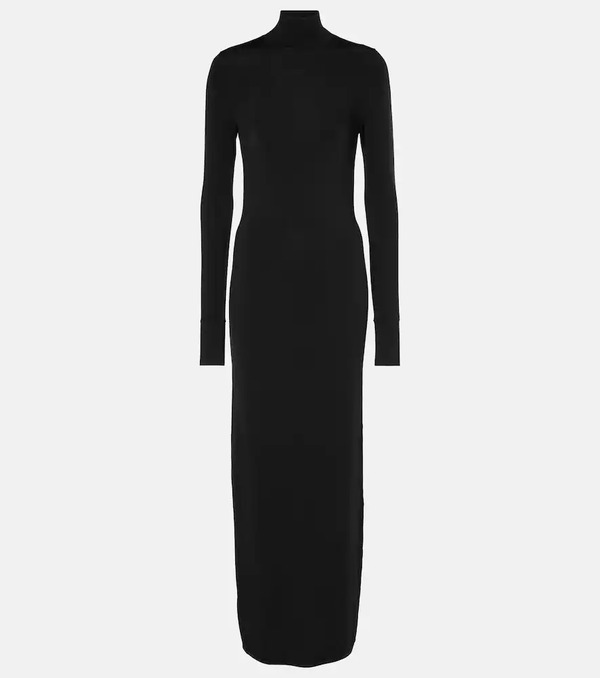  Galvan Galvan Iris Turtleneck Jersey Maxi Dress 