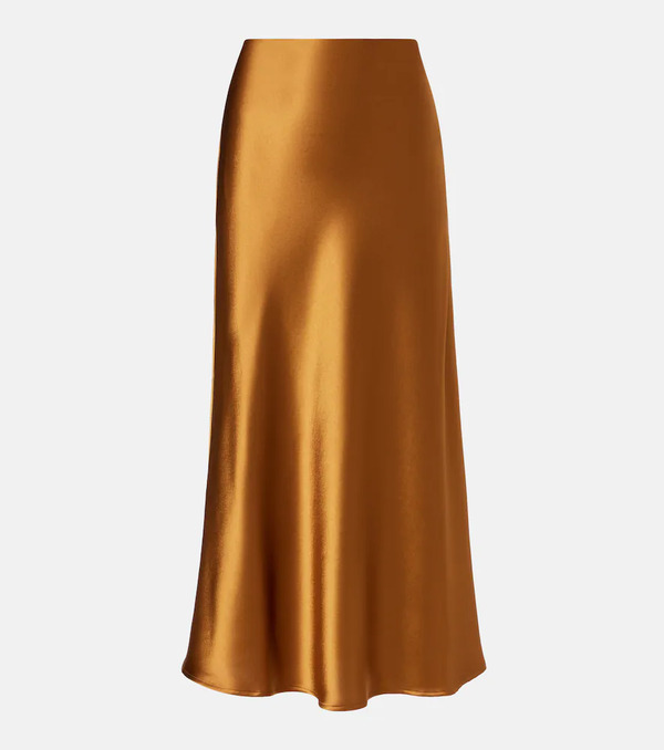  Galvan Galvan Valletta Satin Slip Skirt 
