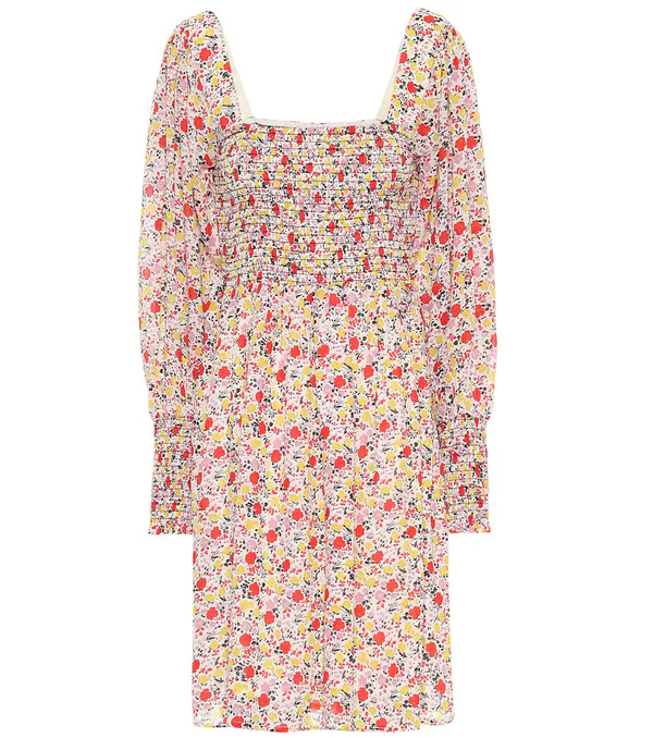  Ganni Ganni Floral Georgette Minidress 