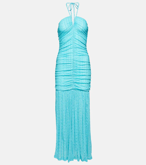  Ganni Ganni Halterneck Maxi Dress 