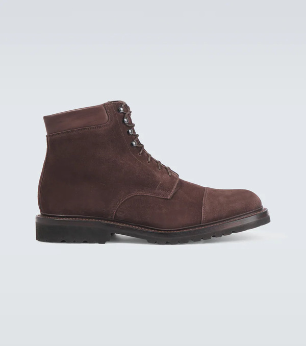  George Cleverley George Cleverley Taron Ii Suede Lace-up Boots 