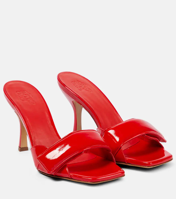  Gia Borghini Gia Borghini Alodie Patent Leather Mules 