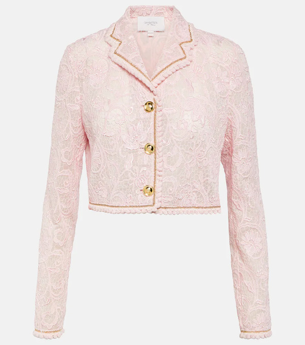  Giambattista Valli Giambattista Valli Cropped Lace Jacket 