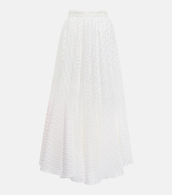  Giambattista Valli Giambattista Valli Macramã© Midi Skirt 