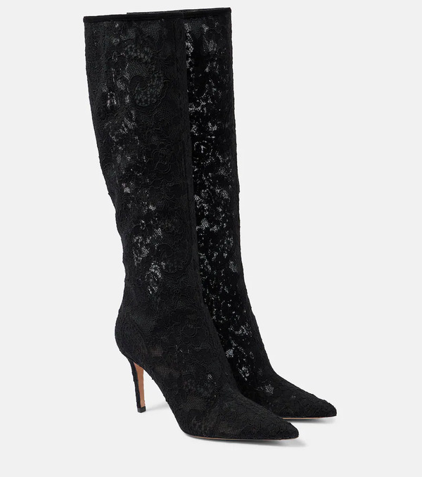  Gianvito Rossi Gianvito Rossi Claudia 85 Lace Knee-high Boots 