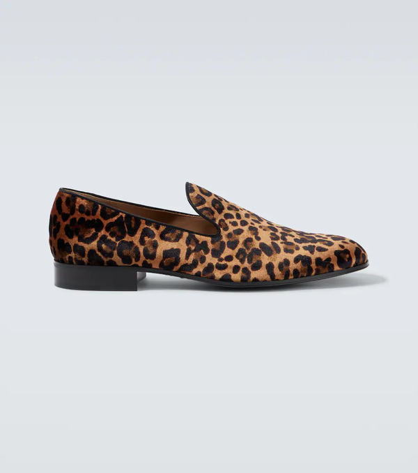  Gianvito Rossi Gianvito Rossi Leopard-print Loafers 