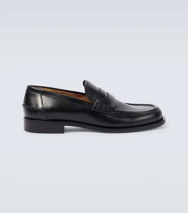  Gianvito Rossi Gianvito Rossi Michael Leather Loafers 