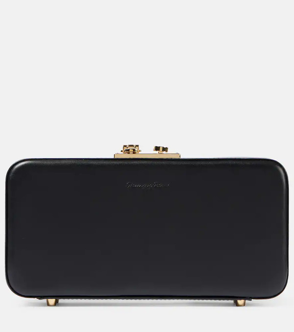  Gianvito Rossi Gianvito Rossi Valã¬ Leather Clutch 