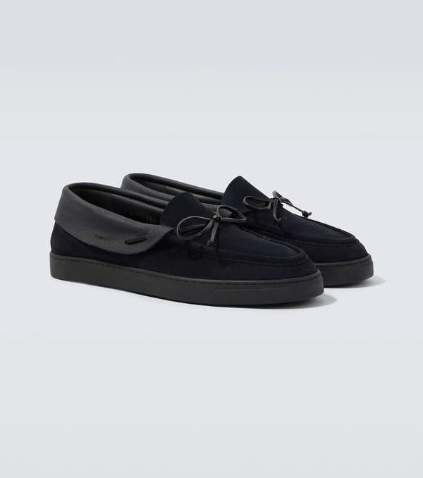  Giorgio Armani Giorgio Armani Suede Loafers 