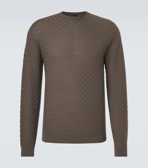  Giorgio Armani Giorgio Armani Virgin Wool Sweater 