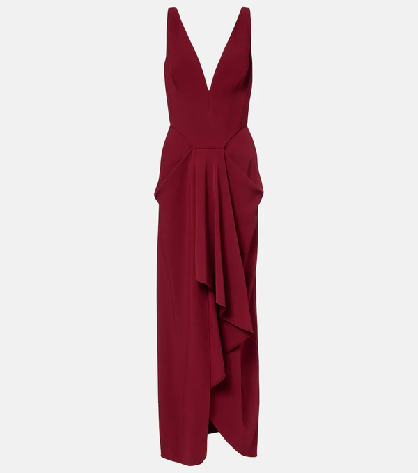  Givenchy Givenchy Asymmetrical Draped Maxi Dress 