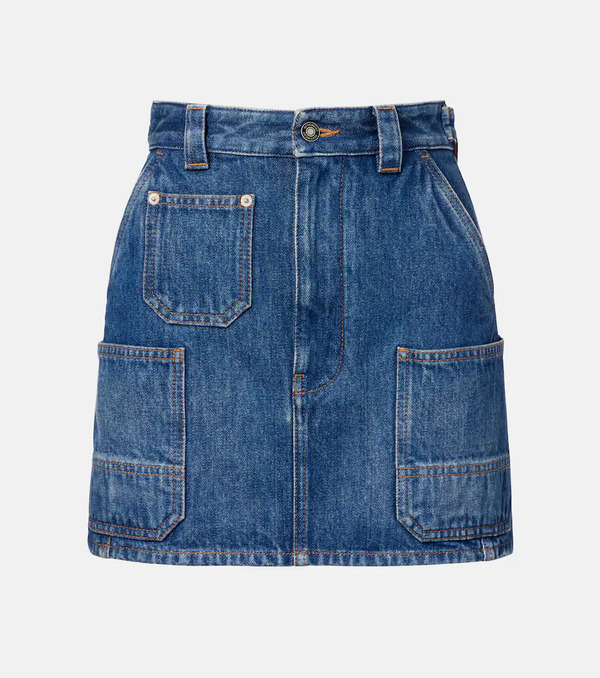  Givenchy Givenchy Denim Miniskirt 
