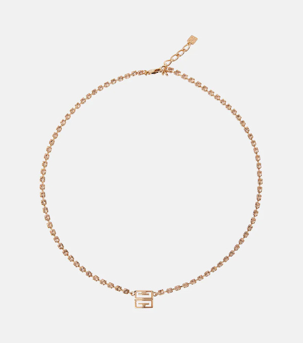  Givenchy Givenchy 4g Crystal-embellished Necklace 