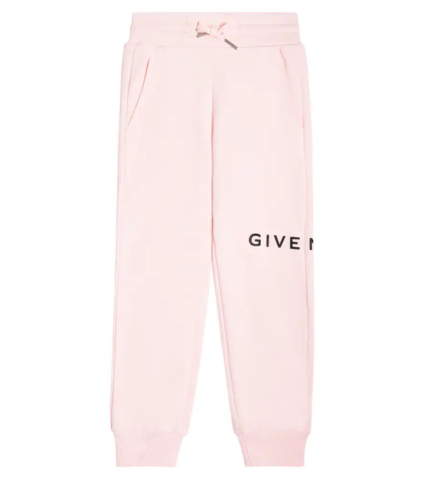  Givenchy Kids Givenchy Kids Logo Cotton-blend Jersey Sweatpants 