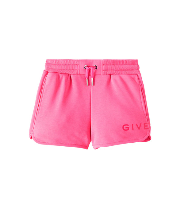  Givenchy Kids Givenchy Kids Logo Cotton-blend Shorts 