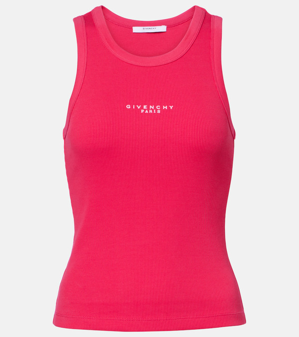  Givenchy Givenchy Logo Printed Cotton Top 