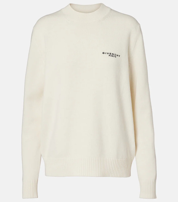  Givenchy Givenchy Logo Wool And Cashmere Sweater 