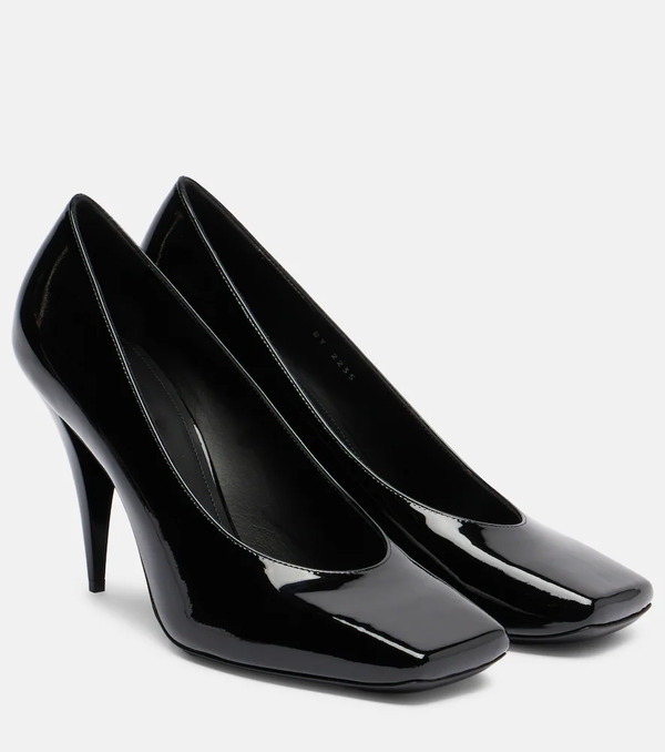  Givenchy Givenchy Sliced Square 95 Patent Leather Pumps 