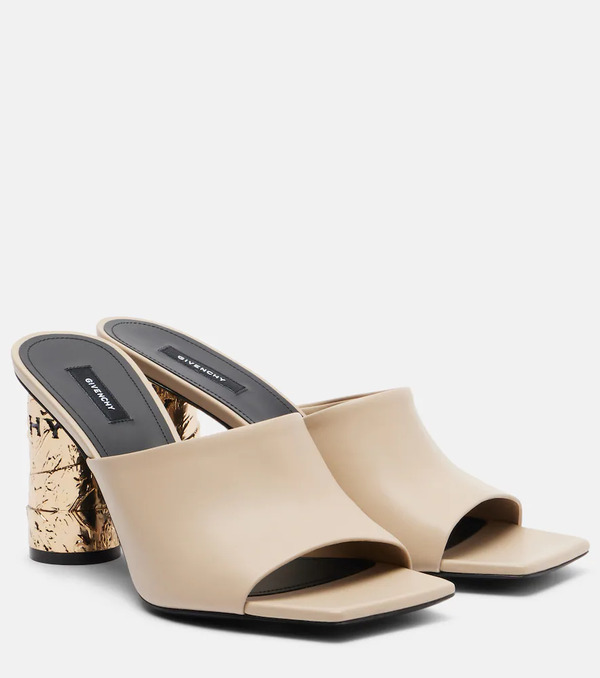  Givenchy Givenchy Tape Leather Mules 