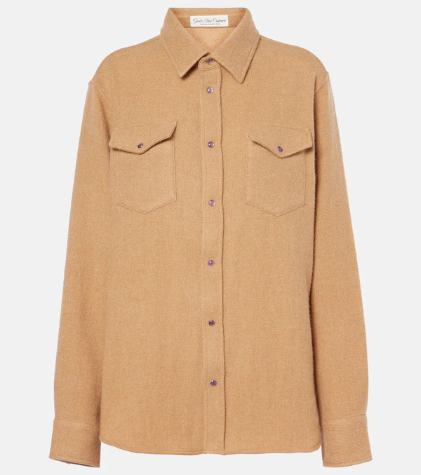  God's True Cashmere God's True Cashmere Bronze Cashmere Shirt 