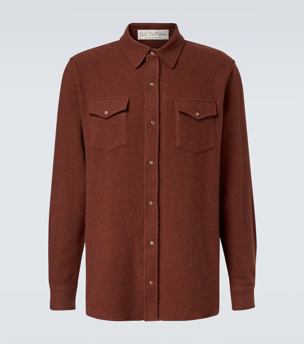  God's True Cashmere God's True Cashmere Cashmere Shirt With Sunstone 