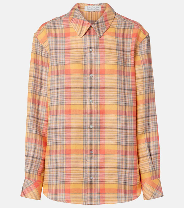  God's True Cashmere God's True Cashmere Twilight Linen Shirt With Moonstone 