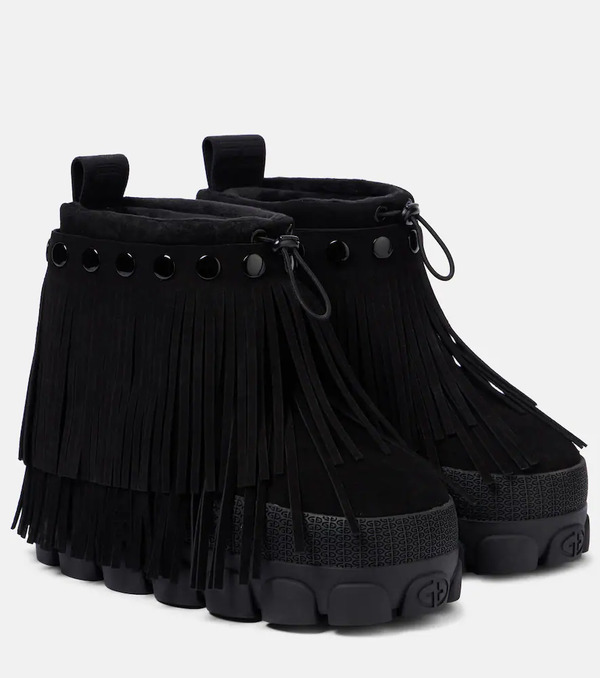  Goldbergh Goldbergh Vergara Fringed Suede Snow Boots 