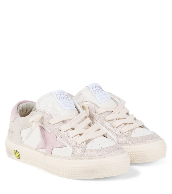  Golden Goose Kids Golden Goose Kids May Glitter Sneakers 