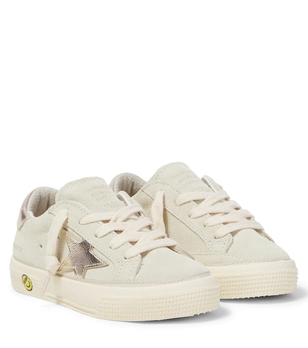  Golden Goose Kids Golden Goose Kids May Suede Sneakers 