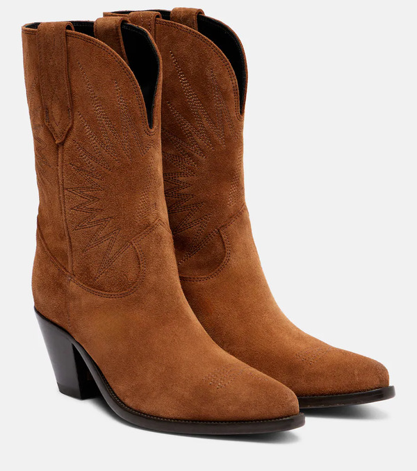  Golden Goose Golden Goose Wish Star 70 Suede Cowboy Boots 