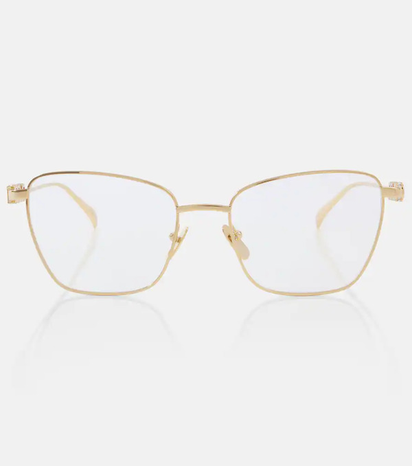  Gucci Gucci Embellished Cat-eye Glasses 