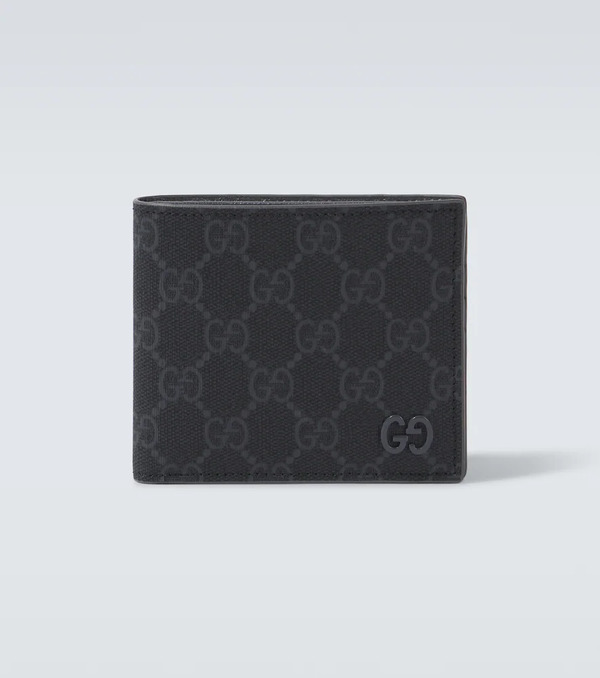  Gucci Gucci Gg Canvas Bifold Wallet 