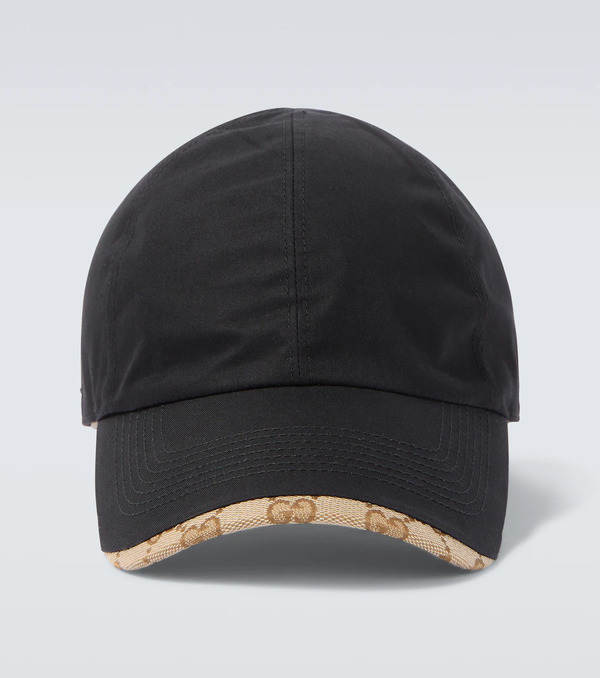  Gucci Gucci Gg Canvas Cotton-blend Baseball Cap 