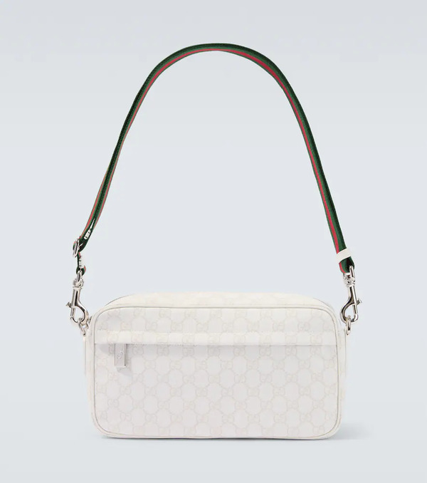  Gucci Gucci Gg Canvas Medium Crossbody Bag 