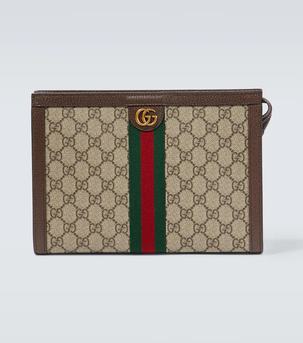  Gucci Gucci Gg Canvas Toiletry Bag 