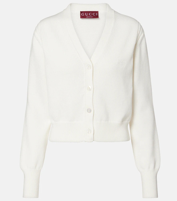 Gucci Gucci Gg Cotton Cardigan 